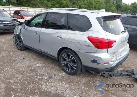 2019 Nissan Pathfinder Platinum из США, поврежденный, VIN 5N1DR2MM9KC609892